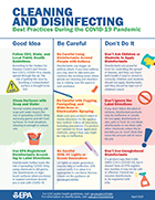 Download: Cleaning and Disinfecting flyer